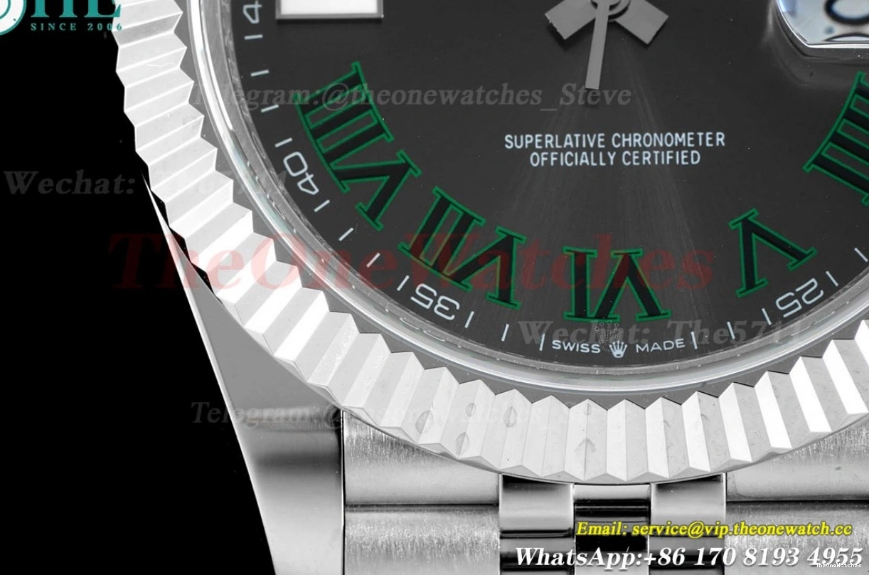 VR3235 SS VRF 41mm Julibee 904L Datejust SS 126334 Rmn Grey 0306